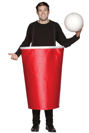 Beer Pong Costume : Life Sized Red Cup