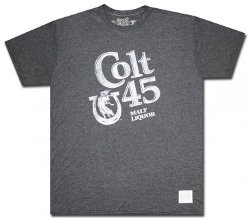 Colt 45 Malt Liquor T-Shirt : Charcoal Comfort Shirt