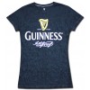 Navy Washed Guinness Foil Juniors Shirt